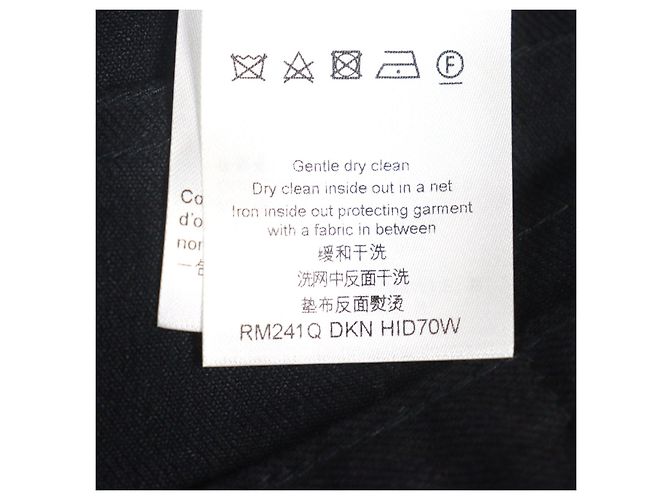 Pantaloni in denim stretch slim Louis Vuitton Nero - vista 10