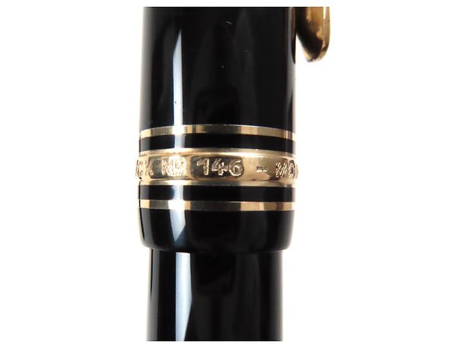 Pluma y bolígrafo Montblanc Meisterstück 14K 2 en 1 Negro - vista 11