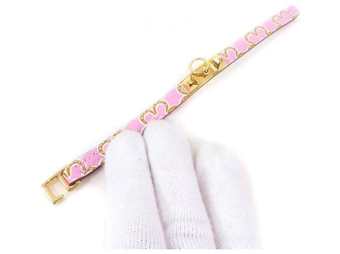 Hermès Rival Mini Lucky Daisy Swift Armband Größe 17 Pink - Ansicht 7