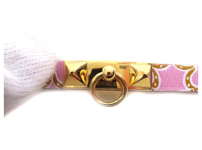 Hermès Rival Mini Lucky Daisy Swift Armband Größe 17 Pink - Ansicht 8