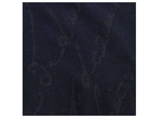 Autre Marque Berluti Calligraphy Knit Wollpullover mit Rundhalsausschnitt Blau Marineblau - Ansicht 5