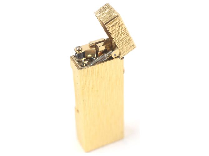 Alfred Dunhill Accessoire de briquet Dunhill Square Doré - vue 4