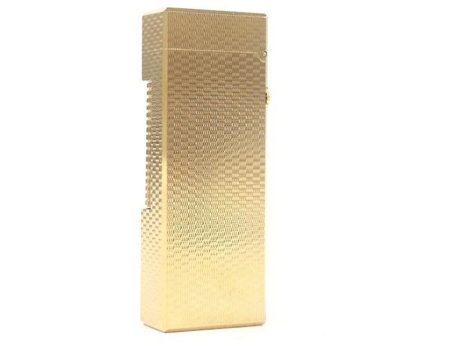 Alfred Dunhill Briquet à motif intégral Dunhill Doré - vue 2