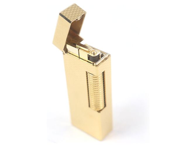 Alfred Dunhill Briquet à motif intégral Dunhill Doré - vue 3