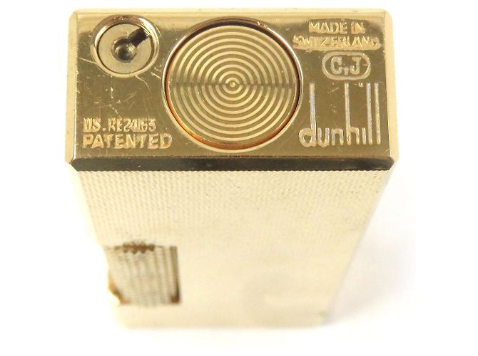 Alfred Dunhill Briquet à motif intégral Dunhill Doré - vue 5