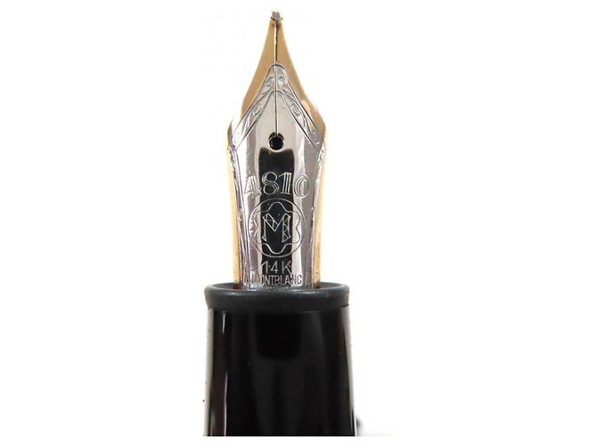 Montblanc Meisterstück 14K Füllfederhalter Schwarz - Ansicht 4