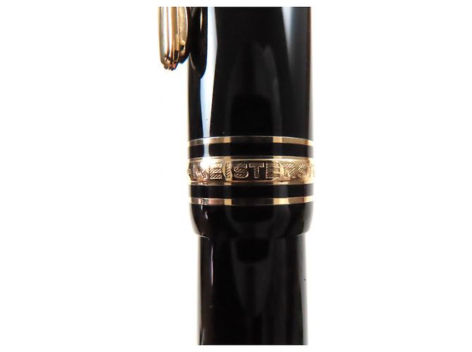 Montblanc Meisterstück 14K Füllfederhalter Schwarz - Ansicht 8