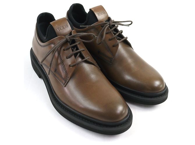 Tod's Leder Schuhe Tod’s ALL.NEOPRENE URBAN Braun Bronze - Ansicht 3