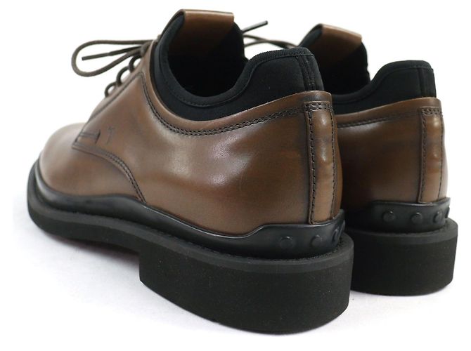 Tod's Leder Schuhe Tod’s ALL.NEOPRENE URBAN Braun Bronze - Ansicht 6