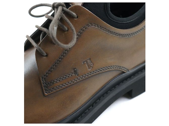 Tod's Leder Schuhe Tod’s ALL.NEOPRENE URBAN Braun Bronze - Ansicht 8