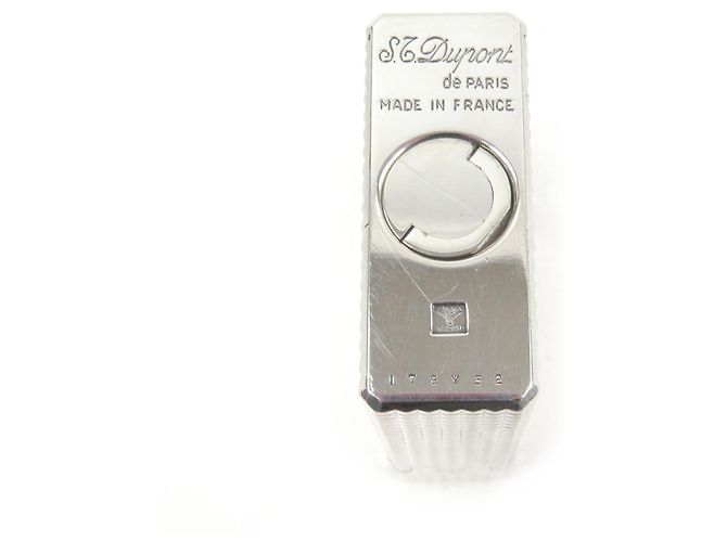 Autre Marque Dupont Line 1 Diamond Head Silver Lighter Silvery - view 5