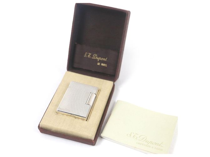 Autre Marque Dupont Line 1 Diamond Head Lighter Silvery - view 2