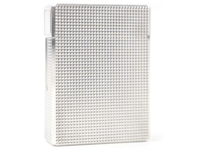 Autre Marque Dupont Line 1 Diamond Head Lighter Silvery - view 3