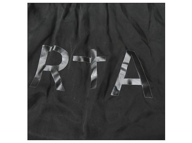 Autre Marque Camicia a maniche corte in rayon RtA Nero - vista 6