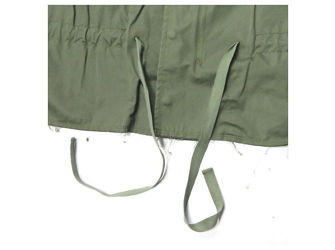 Autre Marque Giacca militare corta in cotone URU Verde Verde oliva - vista 13