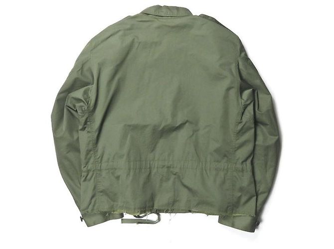 Autre Marque Giacca militare corta in cotone URU Verde Verde oliva - vista 2