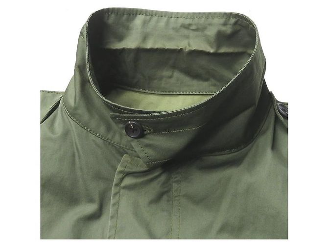 Autre Marque Giacca militare corta in cotone URU Verde Verde oliva - vista 6