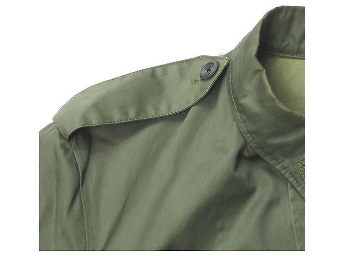 Autre Marque Giacca militare corta in cotone URU Verde Verde oliva - vista 7