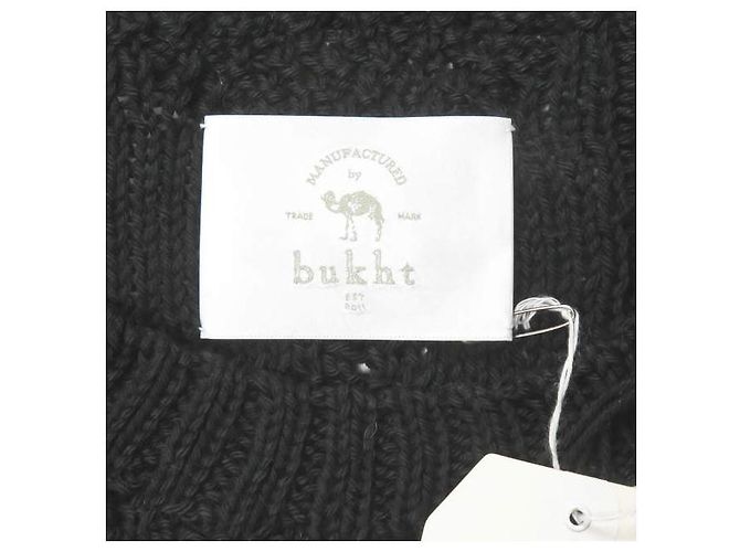 Autre Marque Bukht Fischerpullover aus Tangis Baumwollstrick Schwarz - Ansicht 5