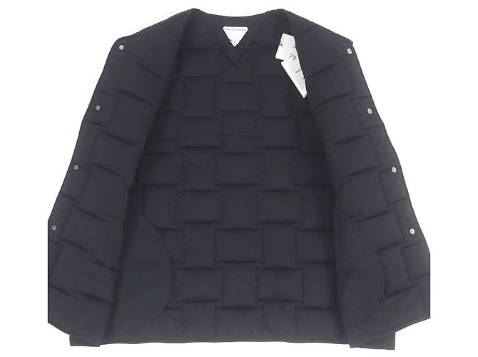 Chaleco de plumas Intrecciato Bottega Veneta Negro - vista 3
