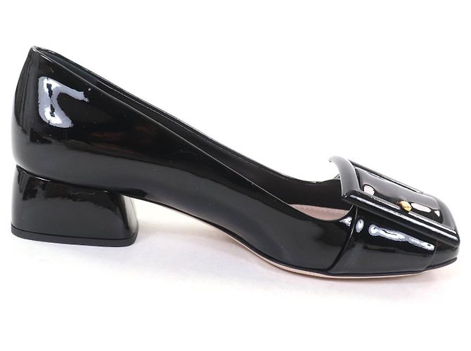 Pumps aus Lackleder Miu Miu Schwarz - Ansicht 5