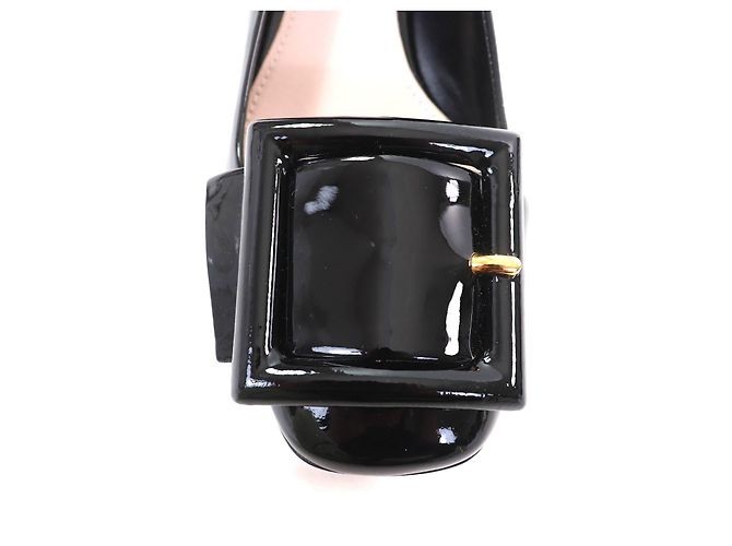 Pumps aus Lackleder Miu Miu Schwarz - Ansicht 8