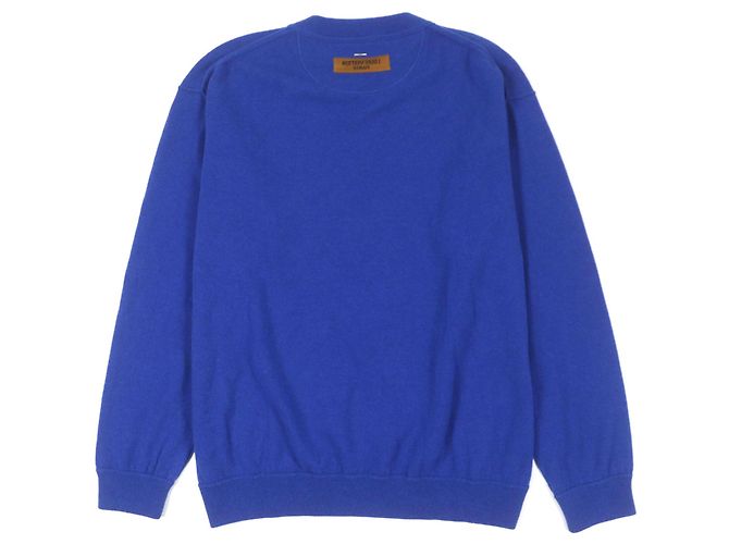Cashmere-Pullover mit Rundhalsausschnitt Inside-out Louis Vuitton Blau - Ansicht 3