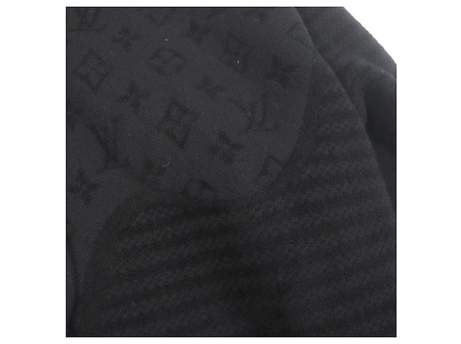 Hoodie Monogram in Lana Jacquard Grafico Louis Vuitton Nero - vista 4