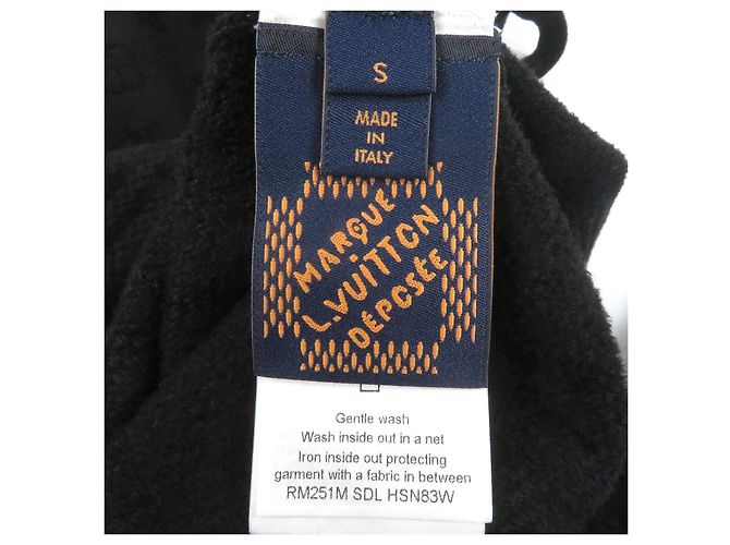 Hoodie Monogram in Lana Jacquard Grafico Louis Vuitton Nero - vista 6