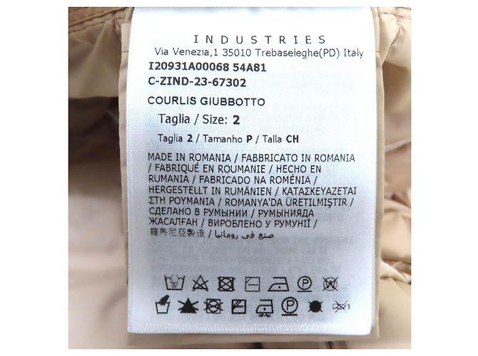 Chaqueta de plumas Moncler COURLIS Beige - vista 10