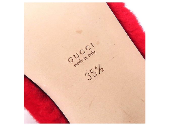 Mule in pelle con strisce Horsebit di Gucci×adidas Rosa Rosso - vista 12