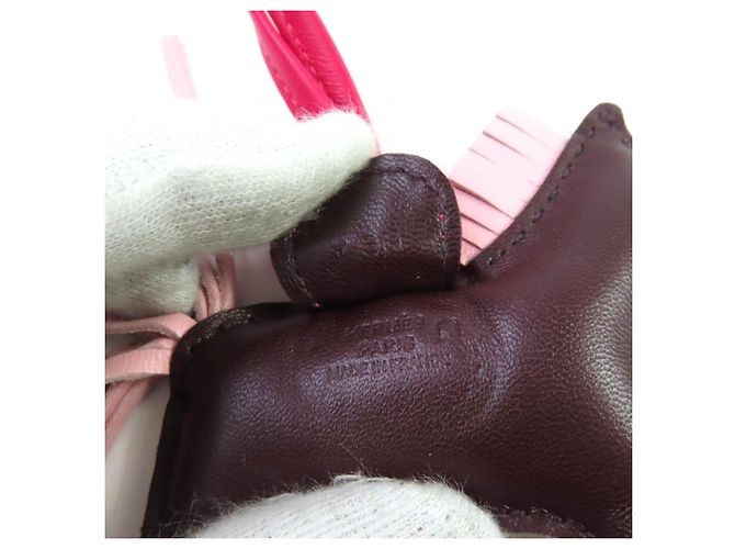 Charm per borsa Hermès Rodeo Touch Rosso - vista 7