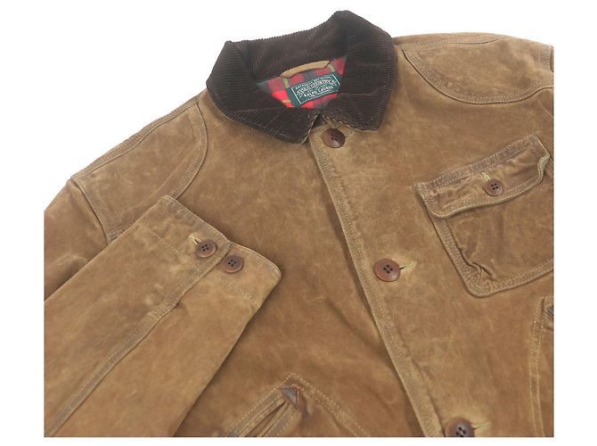 Ralph Lauren Mono de cuero de cabra Polo Country Castaño - vista 2