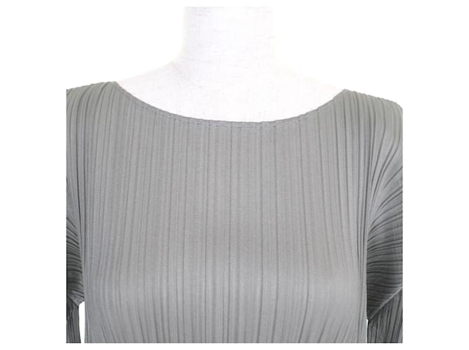 Issey Miyake Polyesterkleid PLEATS PLEASE Grau - Ansicht 4