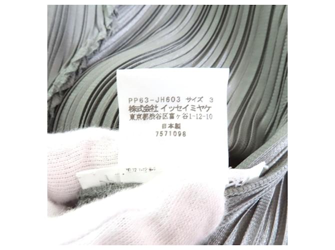 Issey Miyake Polyesterkleid PLEATS PLEASE Grau - Ansicht 6