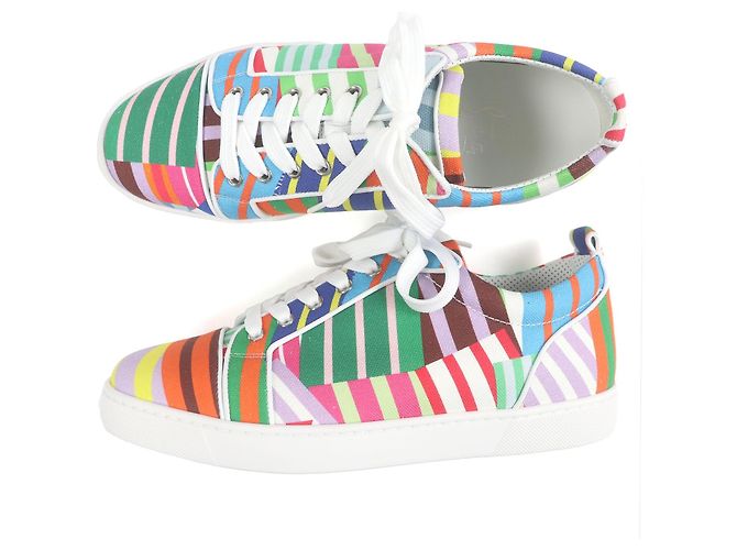 Sneakers Lewis Junior Border di Christian Louboutin - vista 3