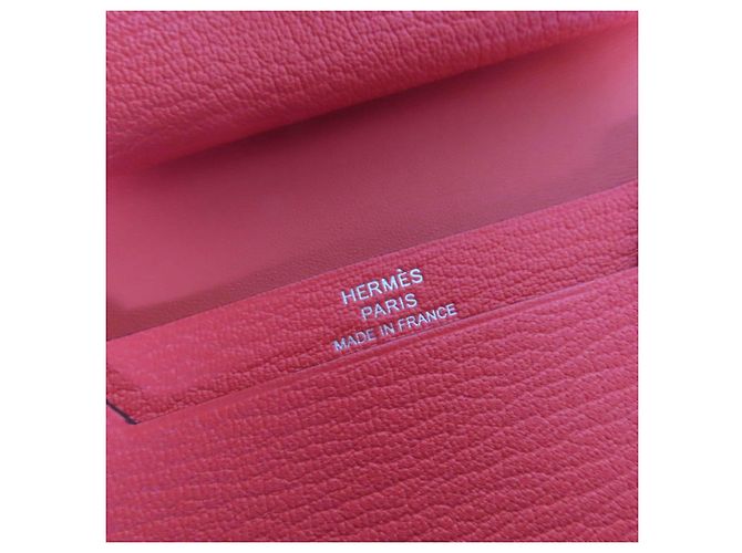 Cartera de cuero Bearn Mini de Hermès Rosa - vista 10