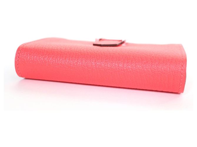 Cartera de cuero Bearn Mini de Hermès Rosa - vista 4