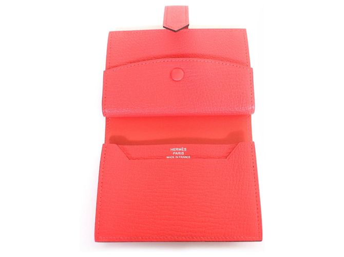 Cartera de cuero Bearn Mini de Hermès Rosa - vista 6