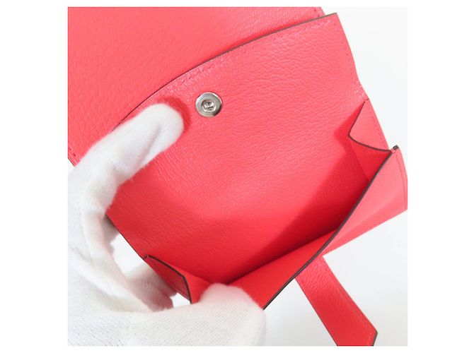 Cartera de cuero Bearn Mini de Hermès Rosa - vista 8