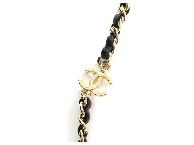 Timeless Gafas de sol Chanel COCO Mark Chain Negro - vista 11
