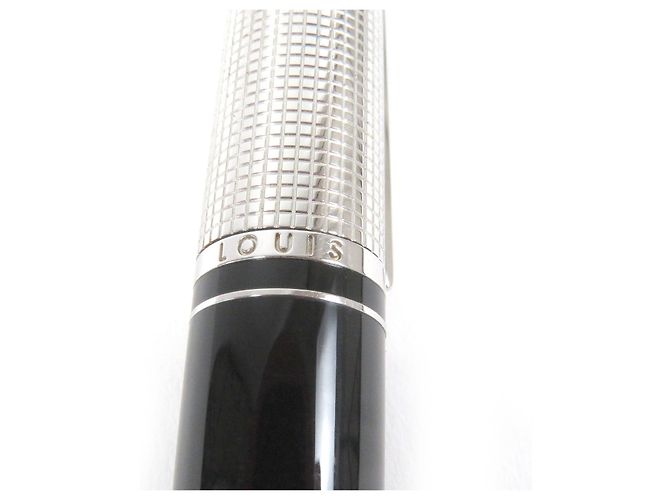 Bolígrafo Louis Vuitton Negro Plata - vista 5