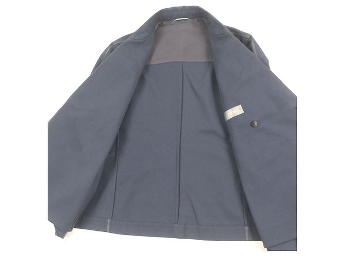 Chaqueta de algodón doble Dior Gardners Azul Azul marino - vista 4