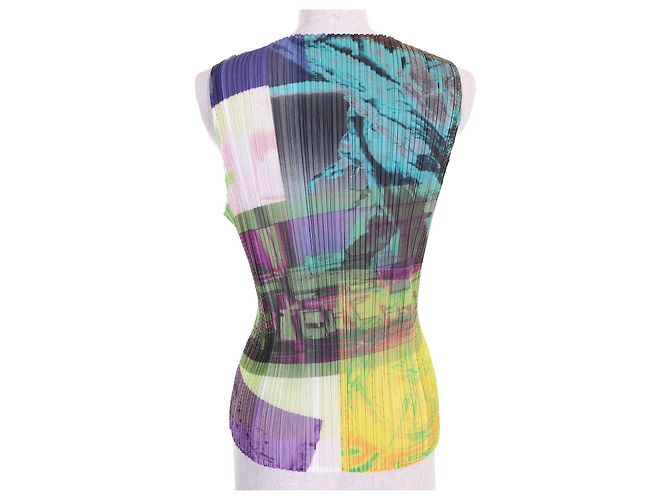 Issey Miyake Camiseta PLEATS PLEASE PP12-JK611 Multicolor - vista 3