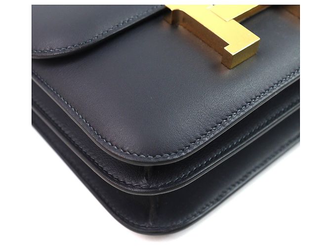 Bolso de Hombro Constance 3 Mini Swift de Hermès Azul - vista 7