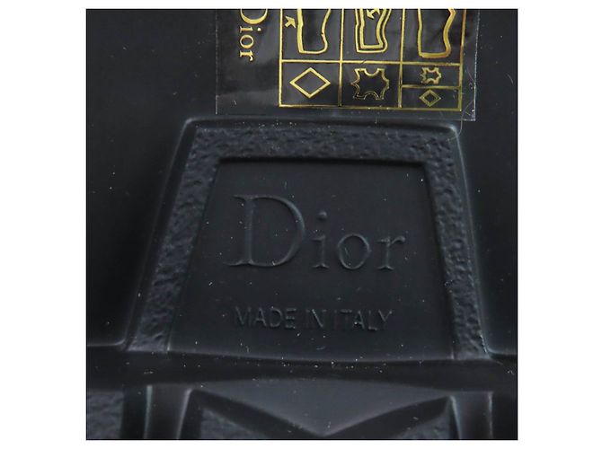 Botas de tornozelo de couro DIOR SYMBOL da Christian Dior Preto - vista 12