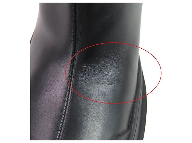 Botas de tornozelo de couro DIOR SYMBOL da Christian Dior Preto - vista 13