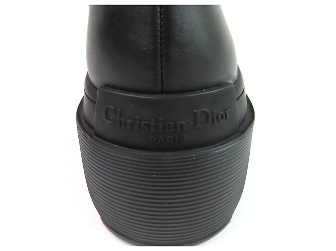 Botas de tornozelo de couro DIOR SYMBOL da Christian Dior Preto - vista 9