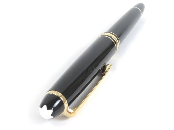 Pluma Montblanc Meisterstück 14K Negro - vista 2