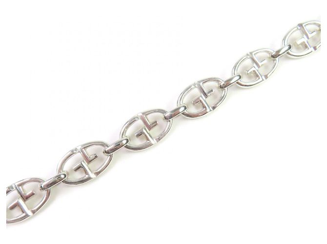 Collana in argento 925 con catena ancorata Double G di Gucci - vista 6